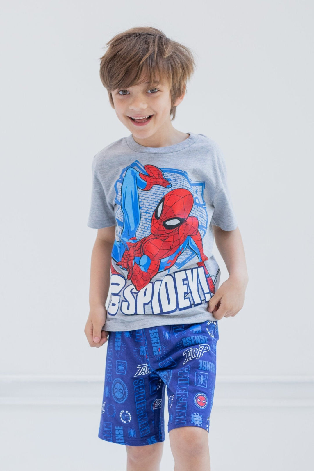 Marvel Spider - Man T - Shirt and Basketball Shorts Outfit Set - imagikids