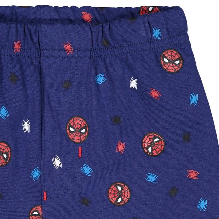 Marvel Spider - Man T - Shirt and French Terry Shorts Outfit Set - imagikids