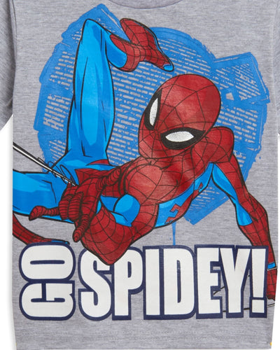 Conjunto de camiseta Marvel Spider-Man y pantalones cortos de felpa francesa