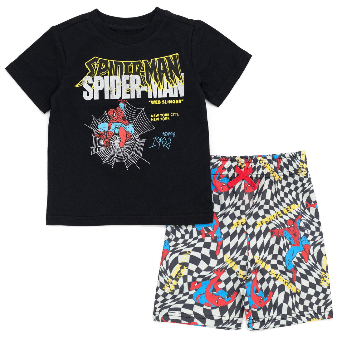 Marvel Spider - Man T - Shirt and Shorts Outfit Set - imagikids