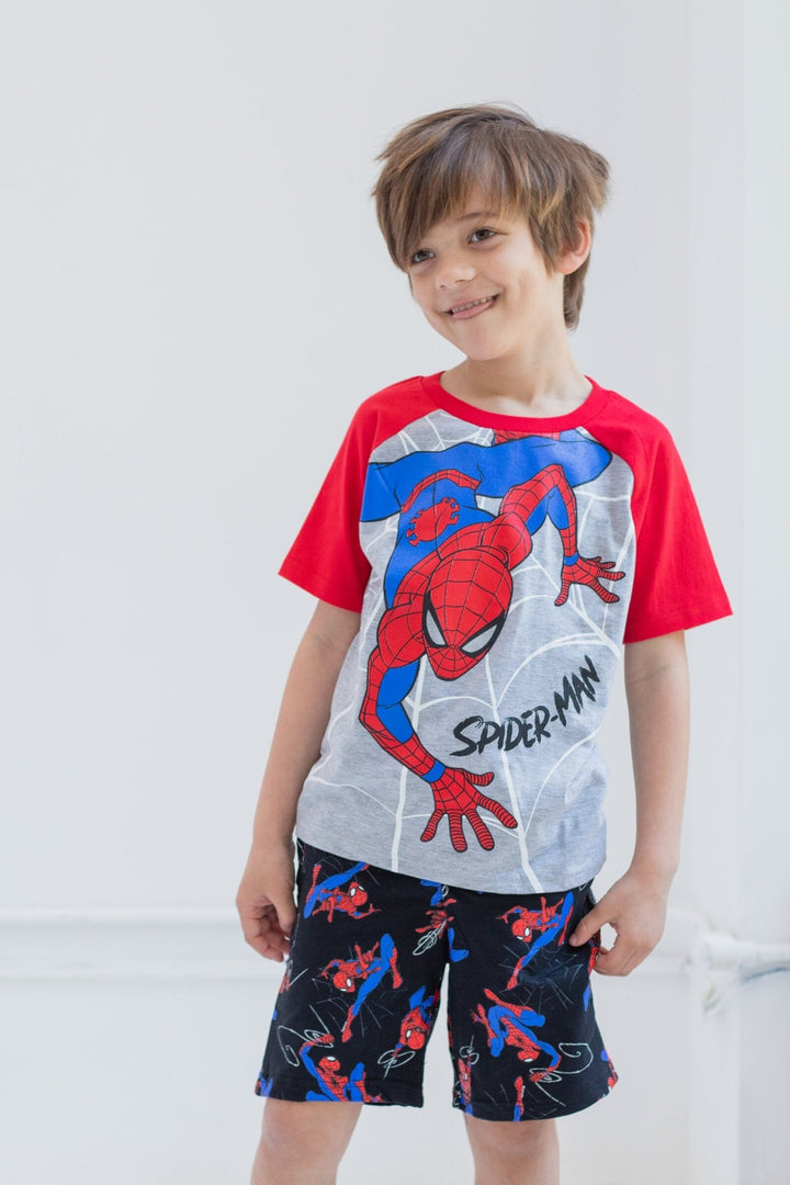 Marvel Spider - Man T - Shirt and Shorts Outfit Set - imagikids