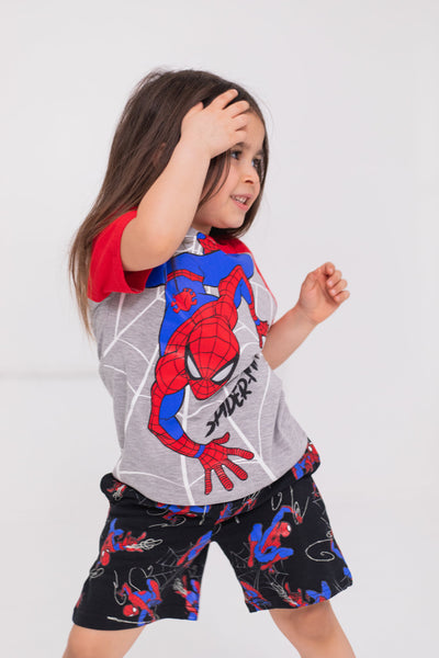 Marvel Spider-Man T-Shirt and Shorts Outfit Set