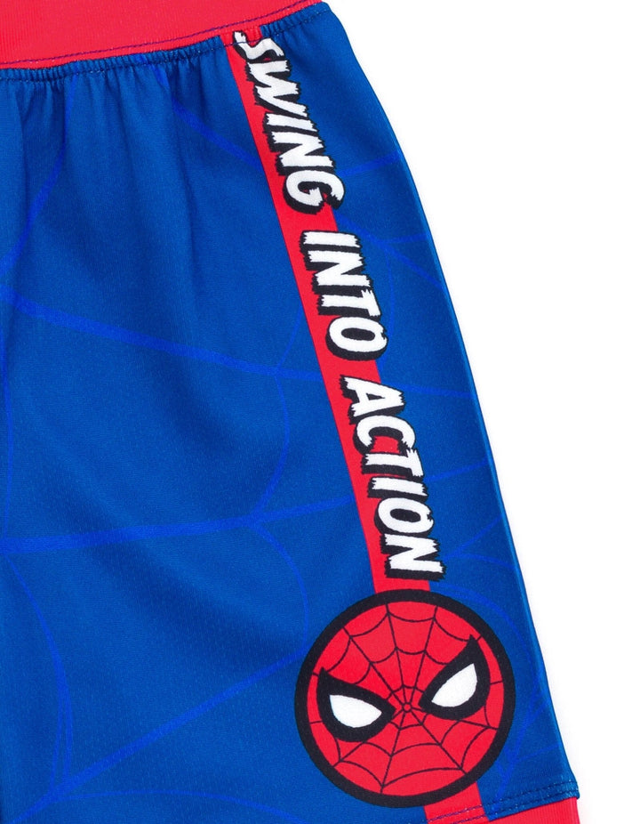 Marvel Spider - Man Tank Top and Bike Shorts Outfit Set - imagikids