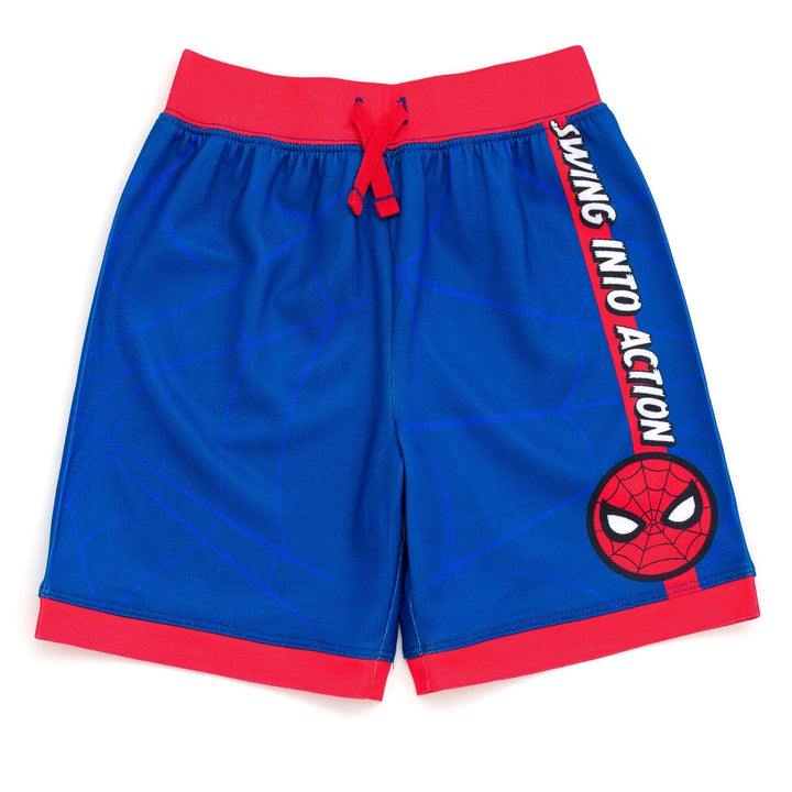 Marvel Spider - Man Tank Top and Bike Shorts Outfit Set - imagikids