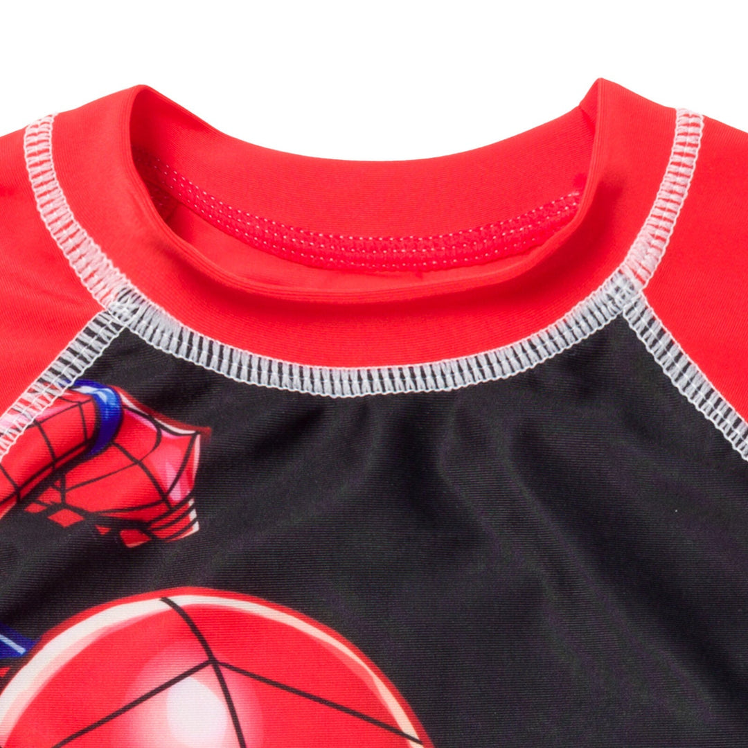 Marvel Spider - Man UPF 50+ Rash Guard Swim Shirt - imagikids