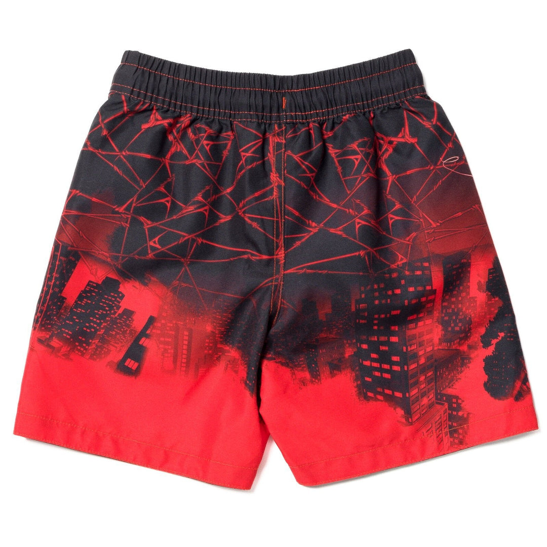 Marvel Spider - Man UPF 50+ Rash Guard Swim Trunks Outfit Set - imagikids