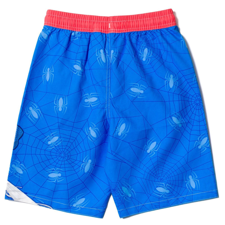 Marvel Spider - Man UPF 50+ Rash Guard Swim Trunks Outfit Set - imagikids