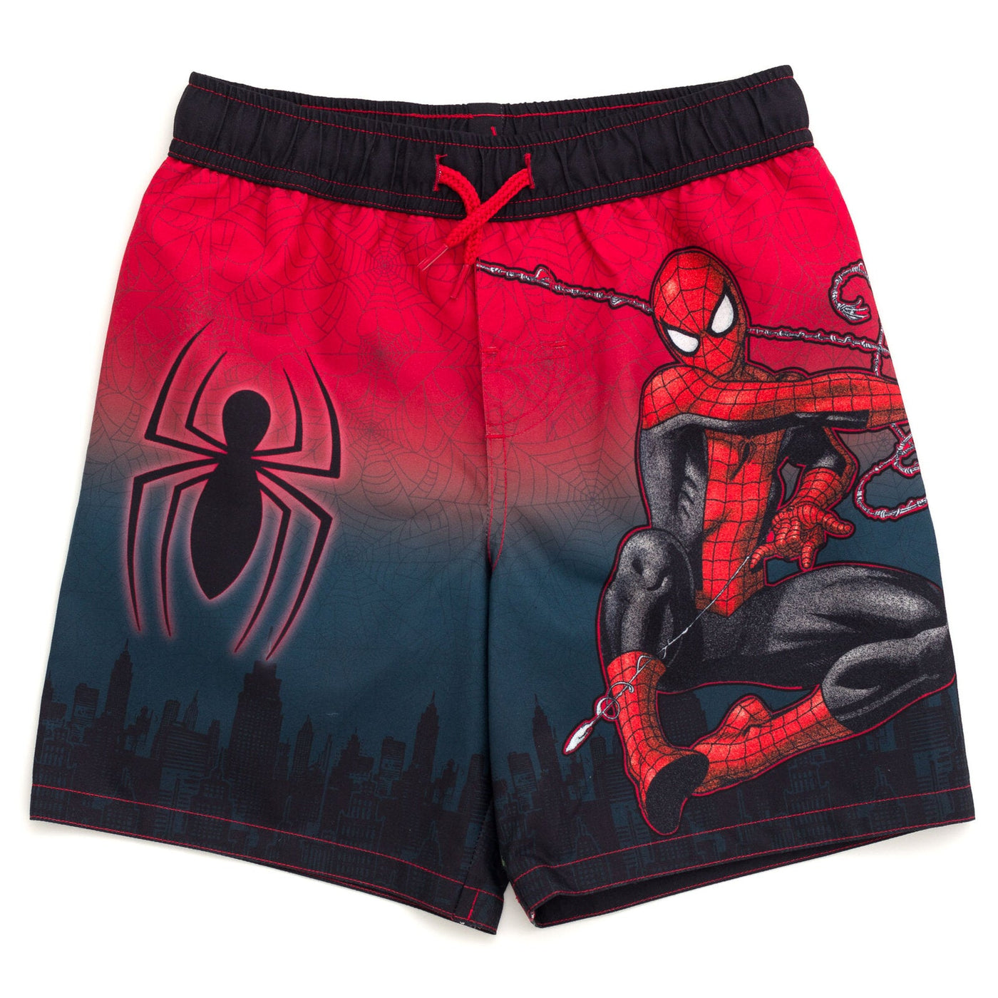 Marvel Spider - Man UPF 50+ Swim Trunks Bathing Suit - imagikids