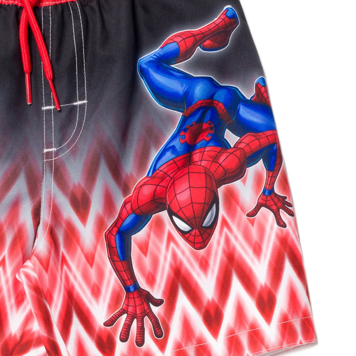 Marvel Spider - Man UPF 50+ Swim Trunks Bathing Suit - imagikids