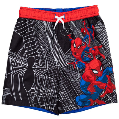 Marvel Spider - Man UPF 50+ Swim Trunks Bathing Suit - imagikids