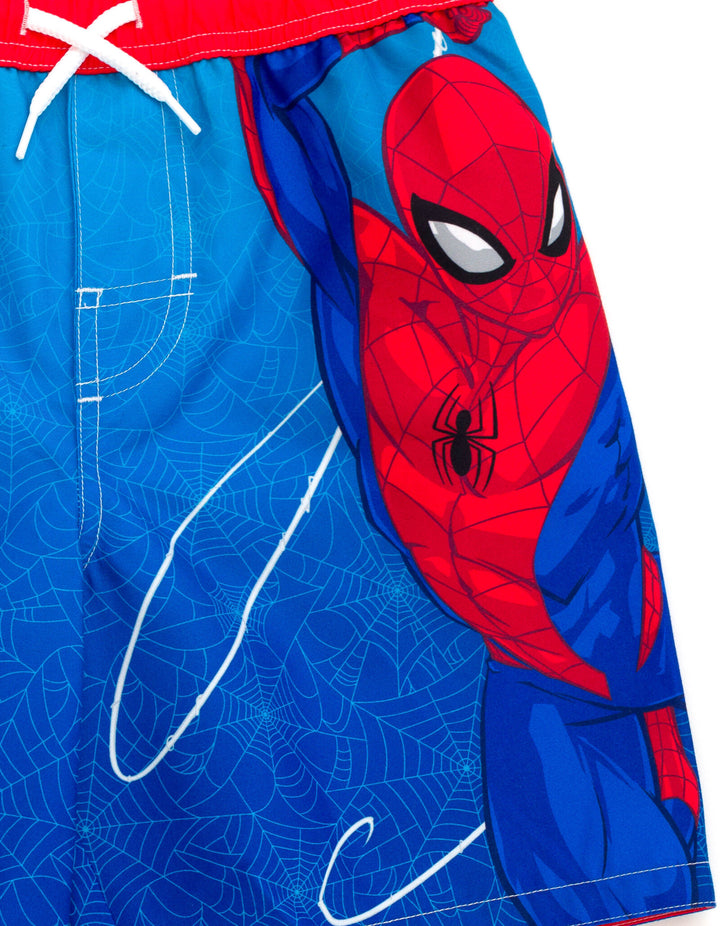 Marvel Spider-Man UPF 50+ Swim Trunks Bathing Suit