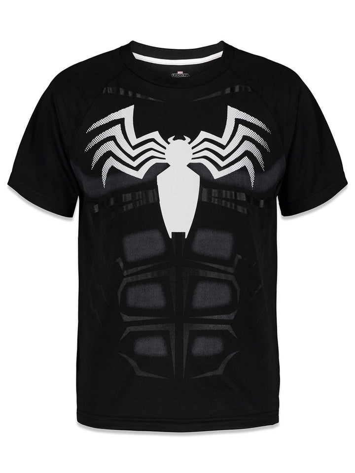 Marvel Spider - Man Venom T - Shirt and Bike Shorts Mesh Outfit Set - imagikids