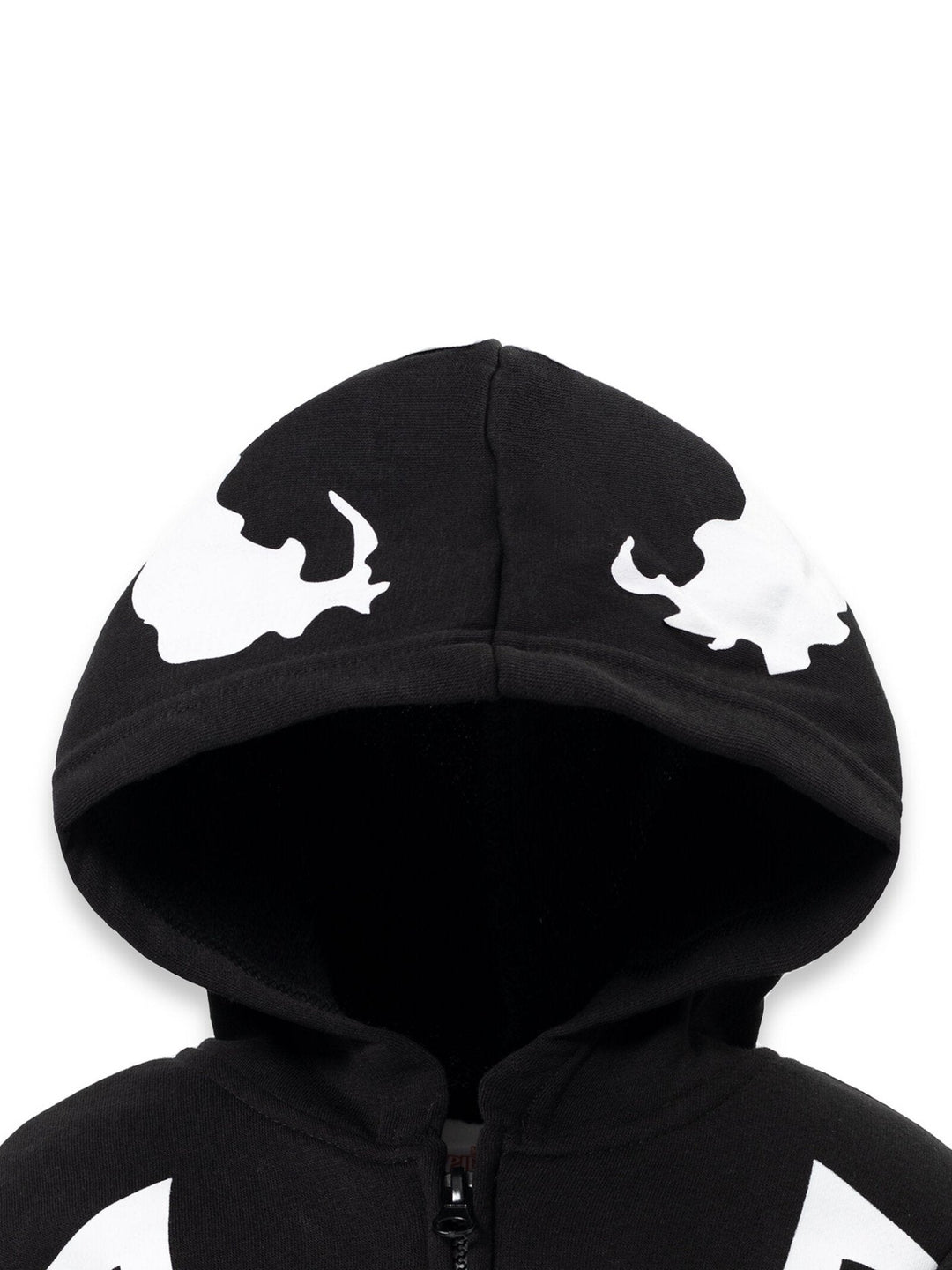 Marvel Venom - Felpa con Cappuccio e Cerniera, per Bambini Piccoli e Grandi, Nero, 6 Marvel Venom - Felpa con Cappuccio e Cerniera, per Bambini Piccoli e Grandi, Nero, 6