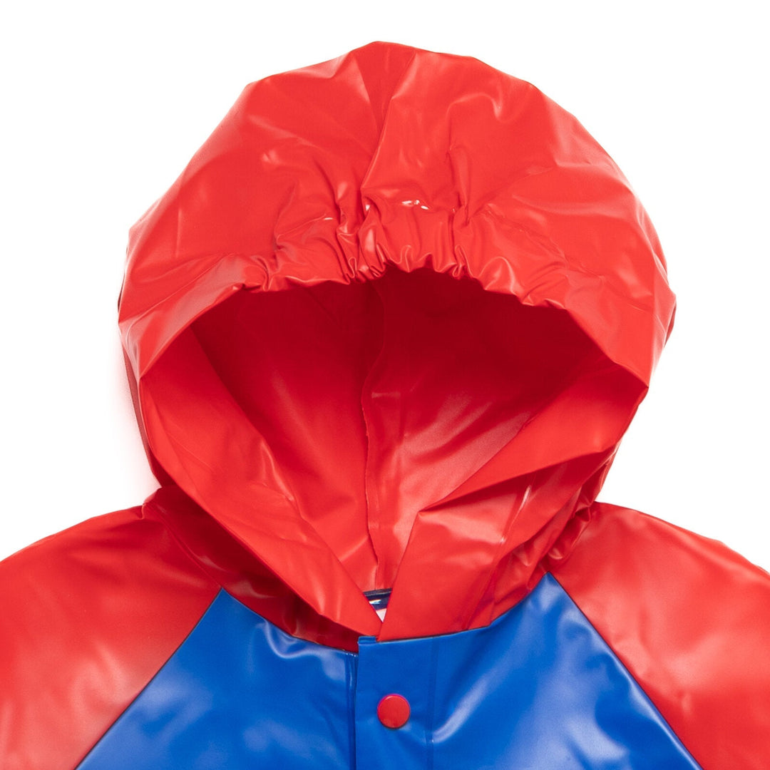 Marvel Spider - Man Waterproof Hooded Rain Jacket Coat - imagikids