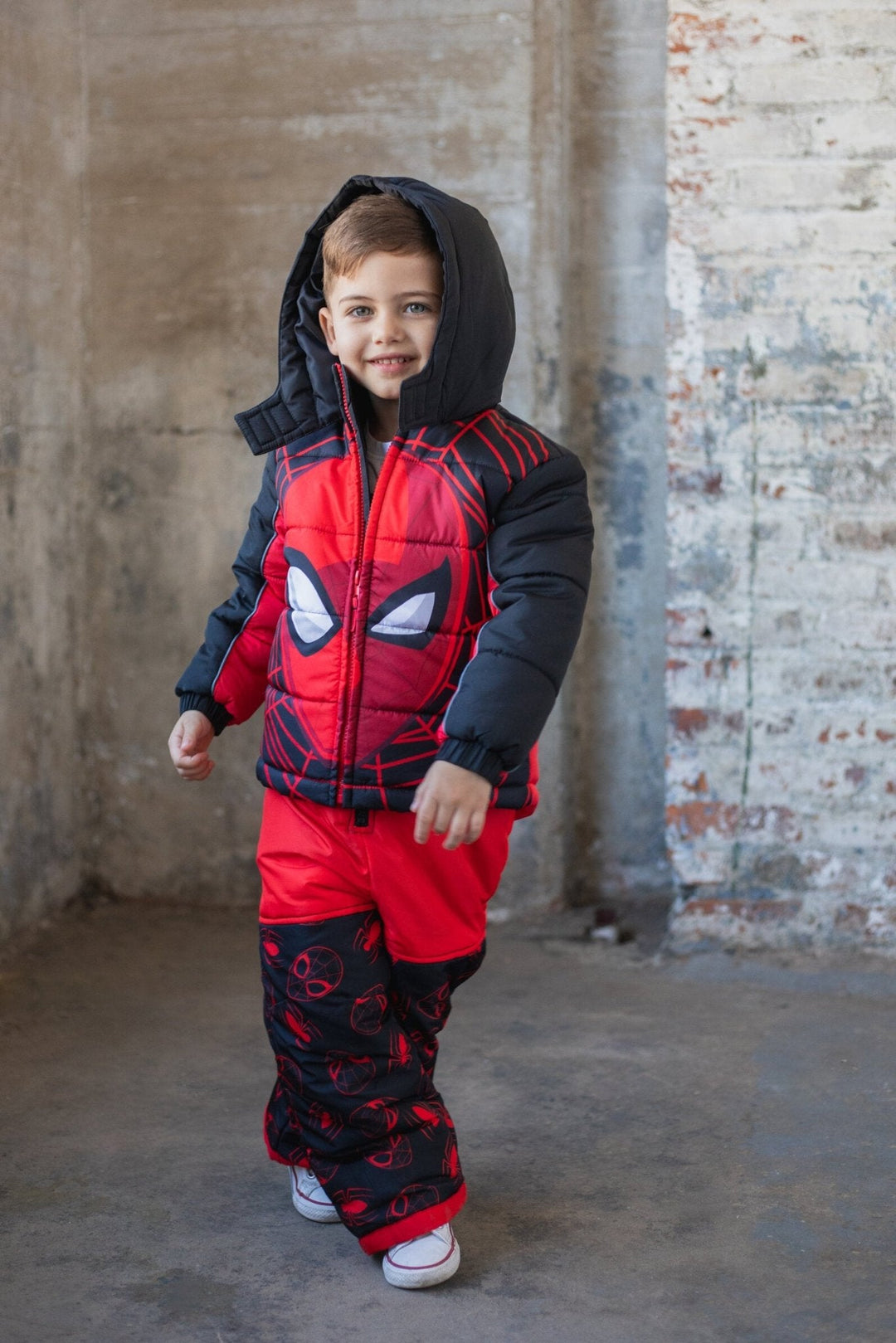 Marvel Spider - Man Zip Up Winter Snow Bib Ski Pants - imagikids