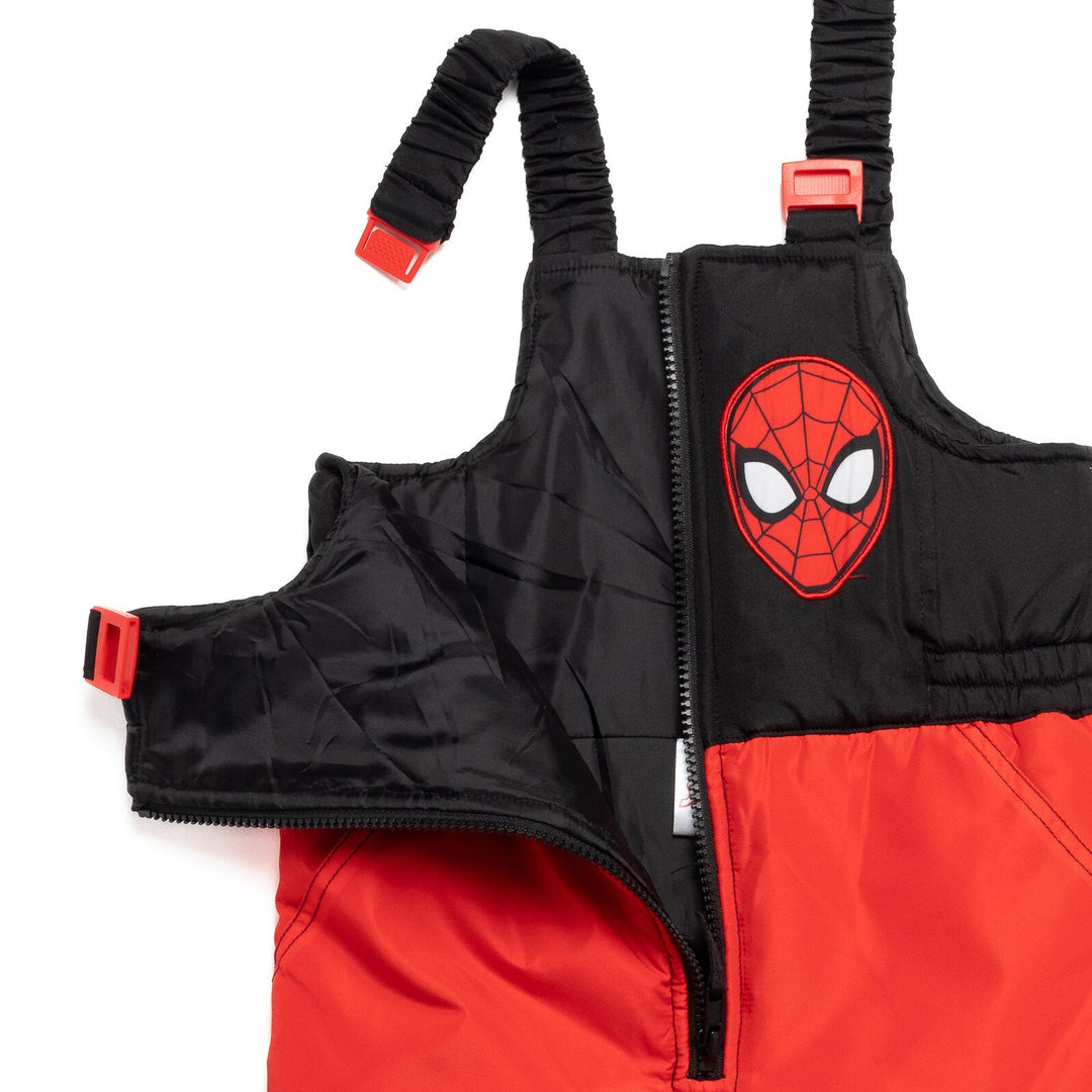 Marvel Spider - Man Zip Up Winter Snow Bib Ski Pants - imagikids