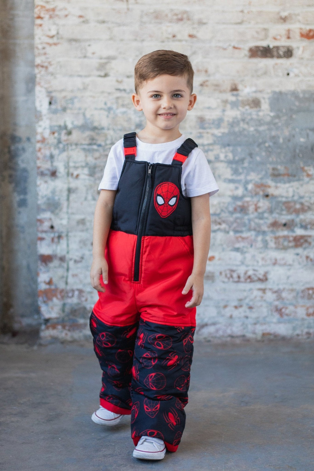 Marvel Spider - Man Zip Up Winter Snow Bib Ski Pants - imagikids