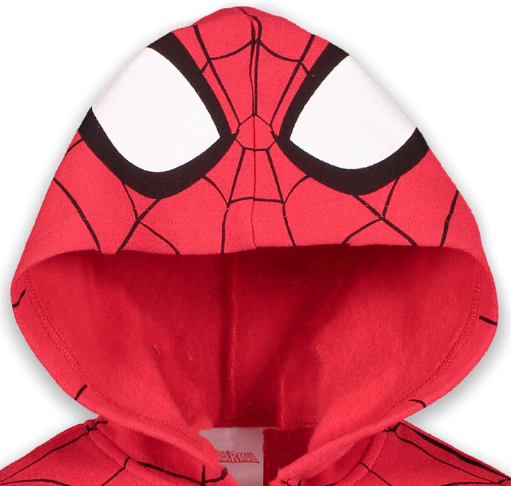 Marvel Spider - Verse Spider - Man Miles Morales Fleece Zip Up Hoodie - imagikids