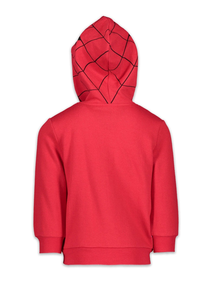 Marvel Spider - Verse Spider - Man Miles Morales Fleece Zip Up Hoodie - imagikids