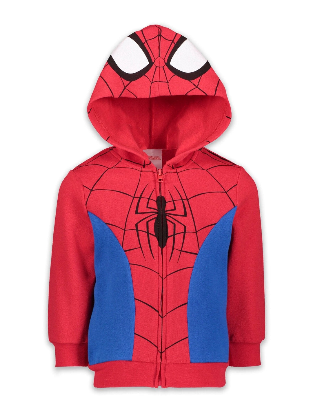 Marvel Spider - Verse Spider - Man Miles Morales Fleece Zip Up Hoodie - imagikids