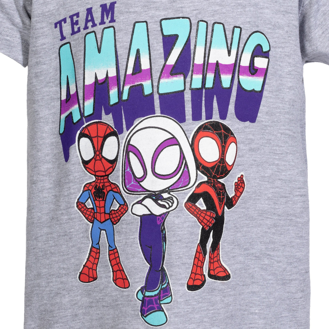 Marvel Spidey and His Amazing Friends Girls Pack de 2 camisetas para niños pequeños a niños pequeños