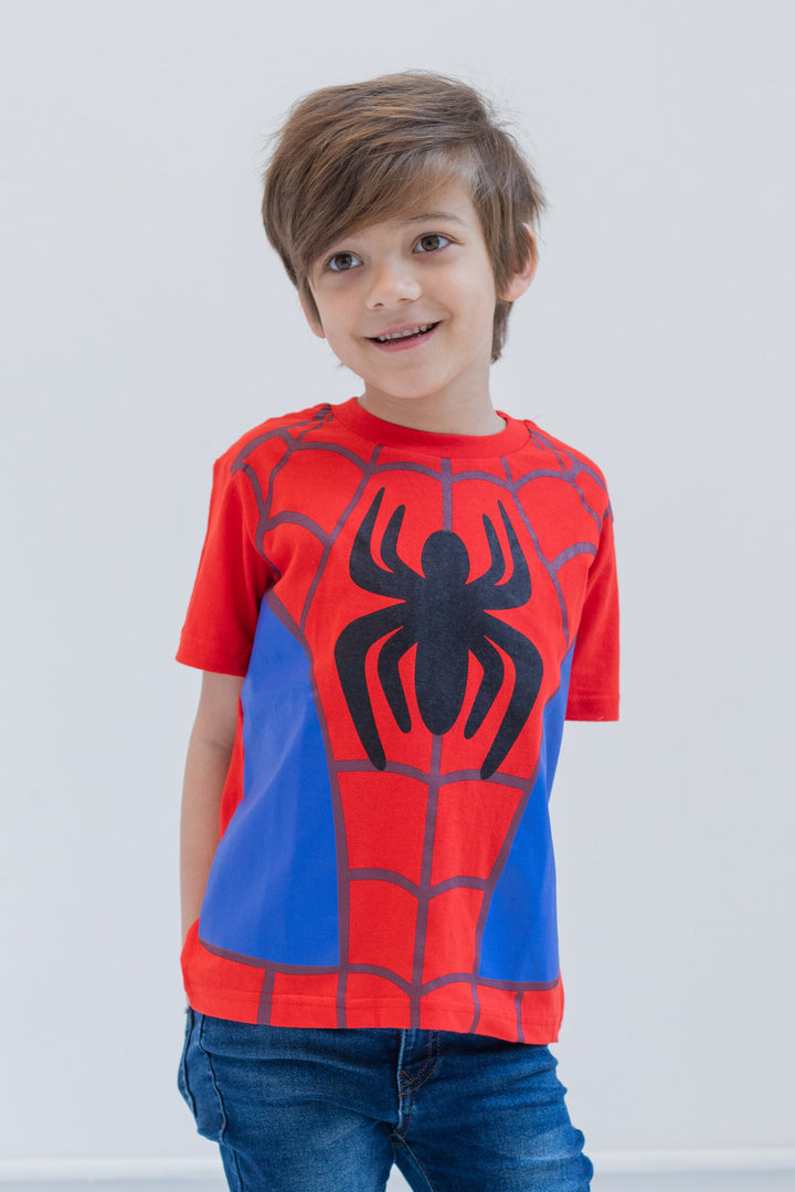 Camiseta gráfica Marvel Spidey y sus increíbles amigos, paquete de 3