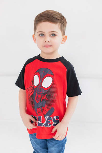 Marvel Spidey and His Amazing Friends 4 Pack Pullover T-Shirts