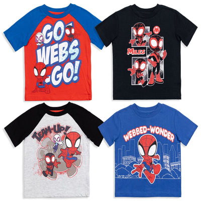 Marvel Spidey and His Amazing Friends 4 Pack T - Shirts - imagikids