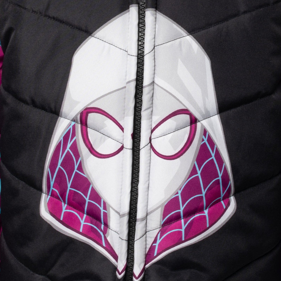 Marvel Spidey and His Amazing Friends Ghost - Spider Zip Up Puffer Jacket - imagikids