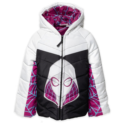 Marvel Spidey and His Amazing Friends Ghost - Spider Zip Up Puffer Jacket - imagikids