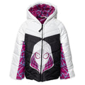 Marvel Spidey and His Amazing Friends Ghost-Spider Zip Up Puffer Jacket