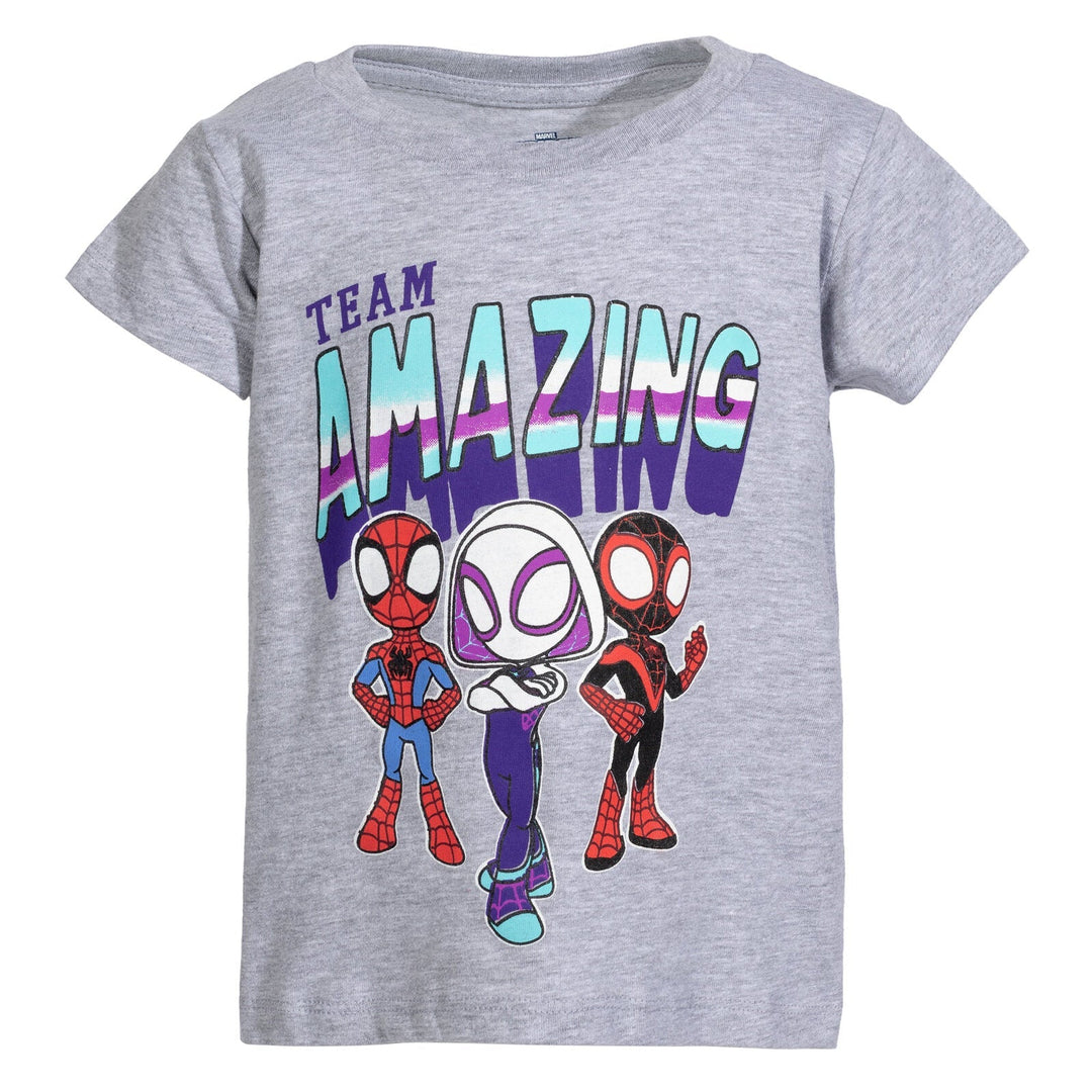 Marvel Spidey and His Amazing Friends Girls 2 Pack T - Shirts Toddler to Little Kid - imagikids