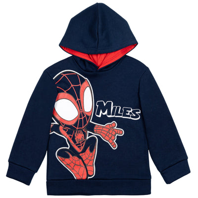 Marvel Spidey and His Amazing Friends Miles Morales Pullover Hoodie - imagikids