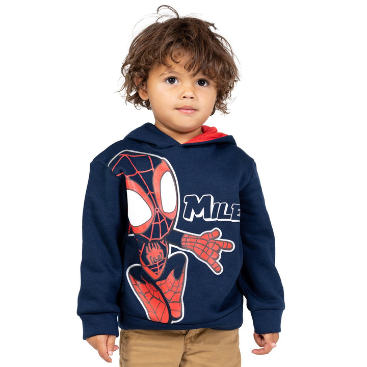 Marvel Spidey and His Amazing Friends Miles Morales Pullover Hoodie - imagikids