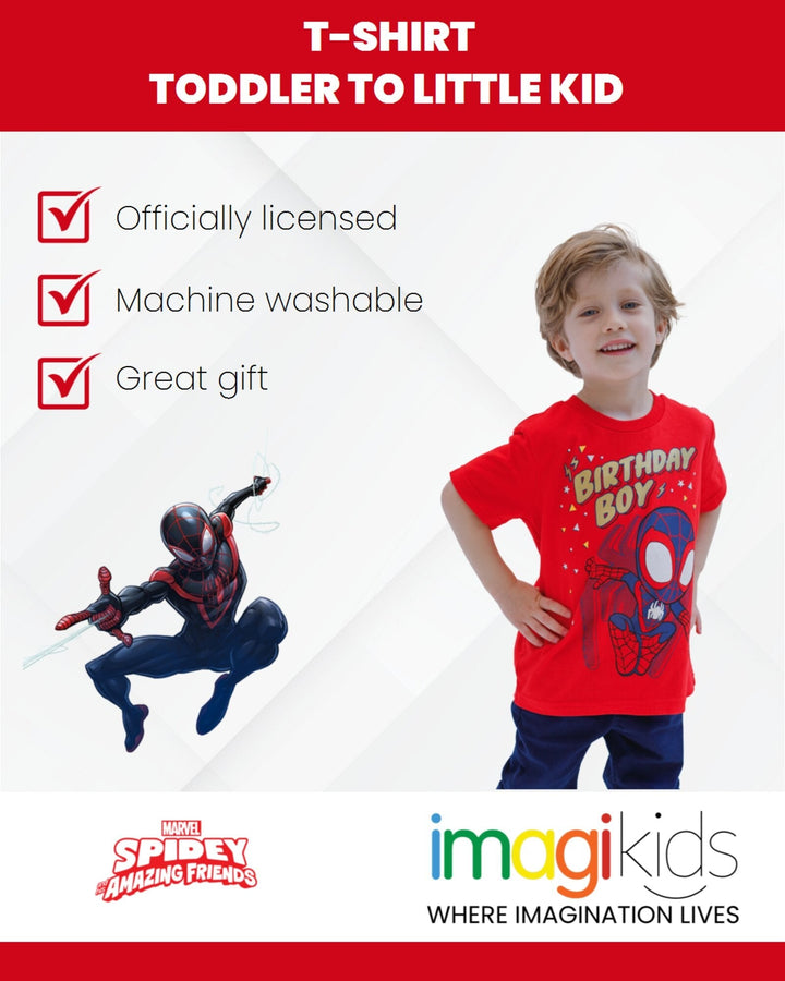 Marvel Spidey and His Amazing Friends Miles Morales T - Shirt - imagikids