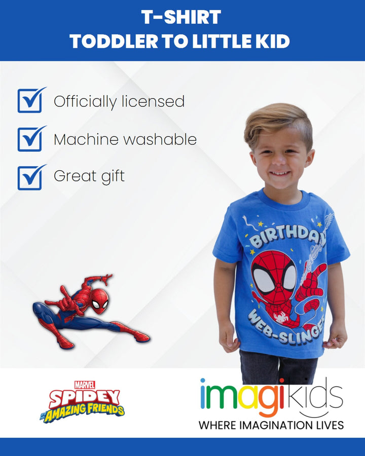 Marvel Spidey and His Amazing Friends Spider - Man T - Shirt - imagikids