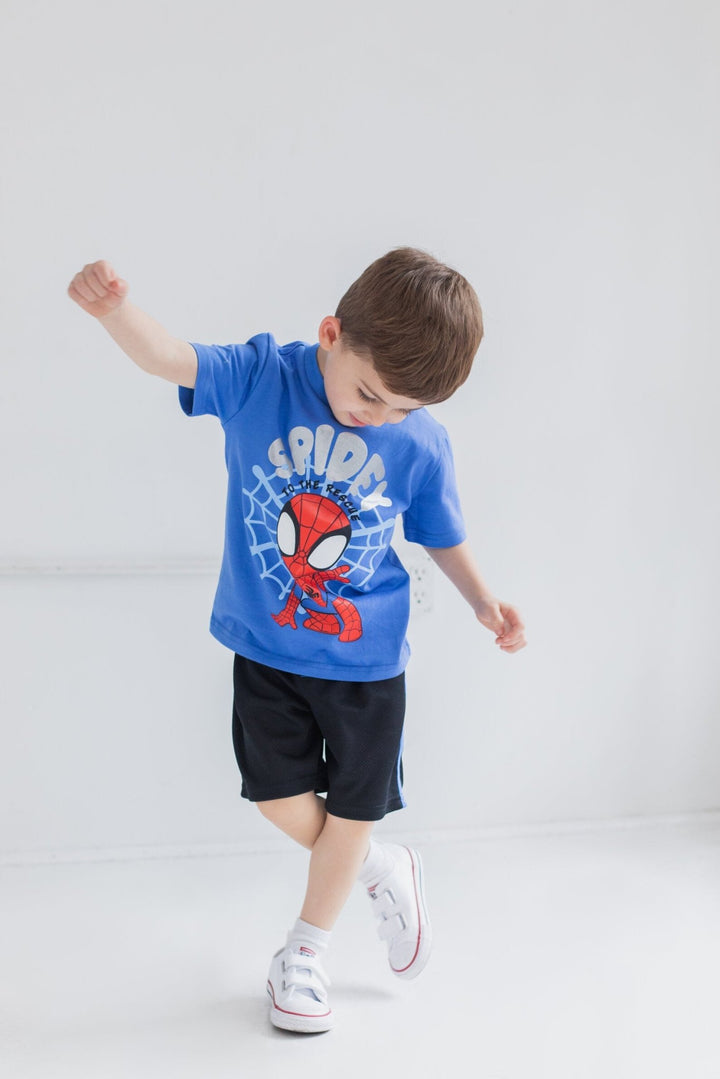 Marvel Spidey & His Amazing Friends - Confezione da 3 magliette da ragazzo | Spidey, Spin e Ghost-Spider 3 pezzi | Camicie supereroi 100% cotone per bambini, multicolore, 2-3 Anni Marvel Spidey & His Amazing Friends - Confezione da 3 magliette da ragazzo | Spidey, Spin e Ghost-Spider 3 pezzi | Camicie supereroi 100% cotone per bambini, multicolore, 2-3 Anni