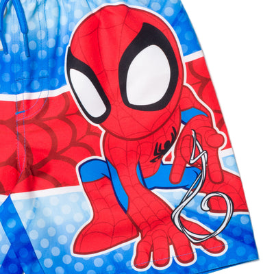 Marvel Spidey and His Amazing Friends UPF 50+ Swim Trunks Bathing Suit