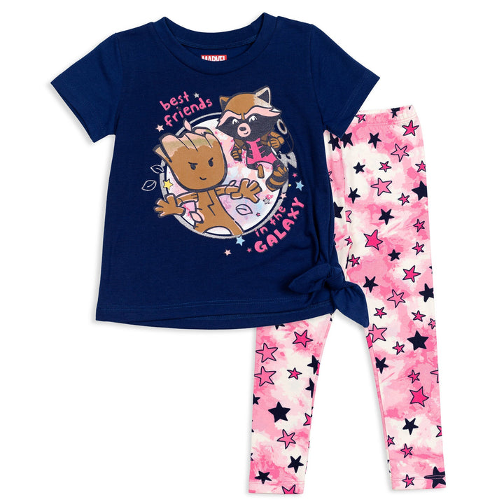 Marvel T - Shirt and Leggings Outfit Set - imagikids