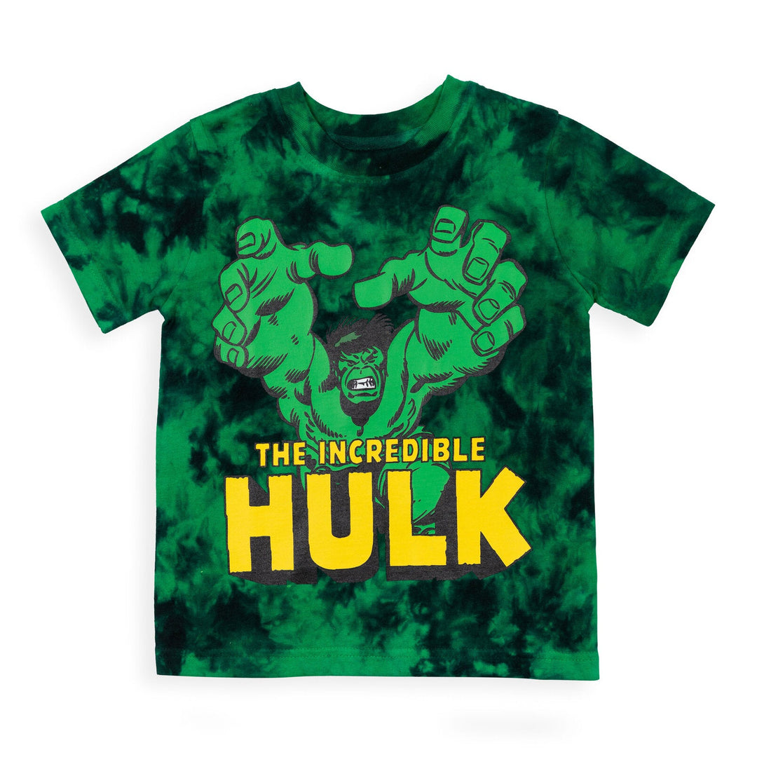 Marvel The Hulk Graphic T - Shirt & French Terry Shorts - imagikids