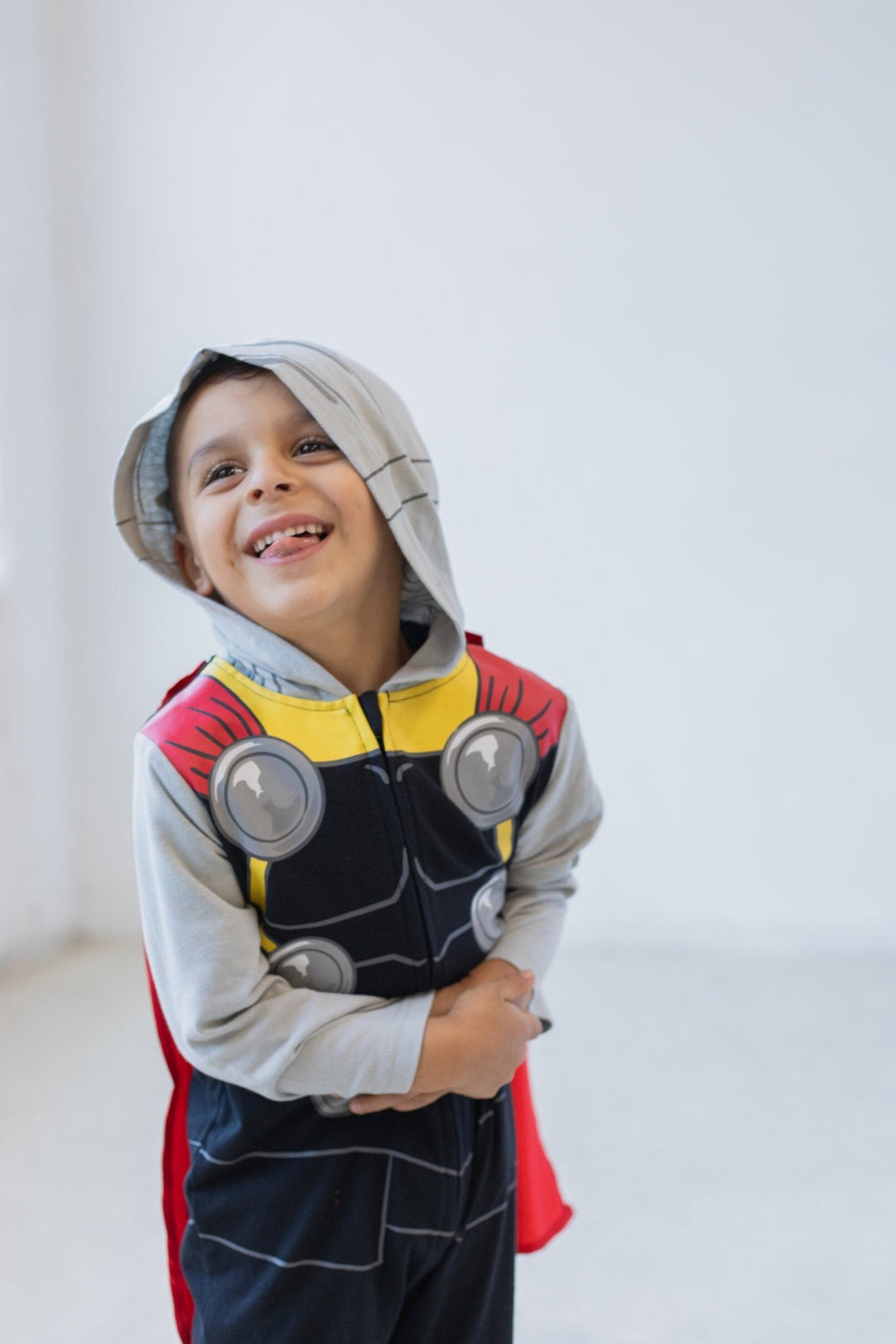 Marvel Thor Zip Up Coverall & Cape - imagikids