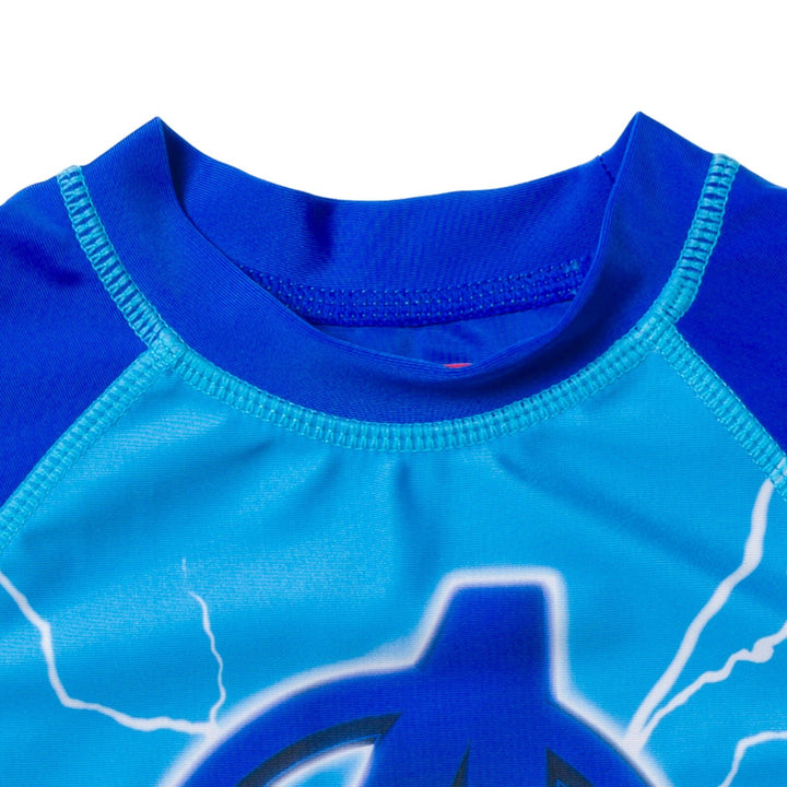 Marvel UPF 50+ Rash Guard Swim Shirt - imagikids