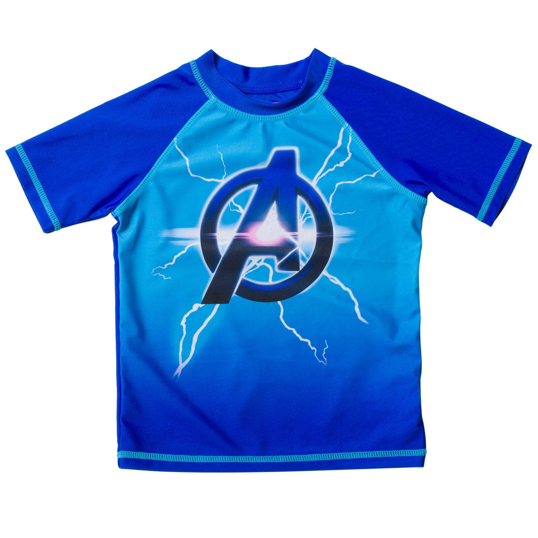 Marvel UPF 50+ Rash Guard Swim Shirt - imagikids