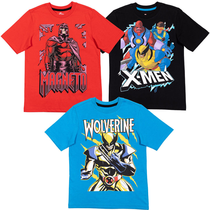 Marvel X-Men 3 Pack Short Sleeve T-Shirts