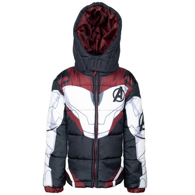 Marvel Zip Up Winter Coat Puffer Jacket - imagikids