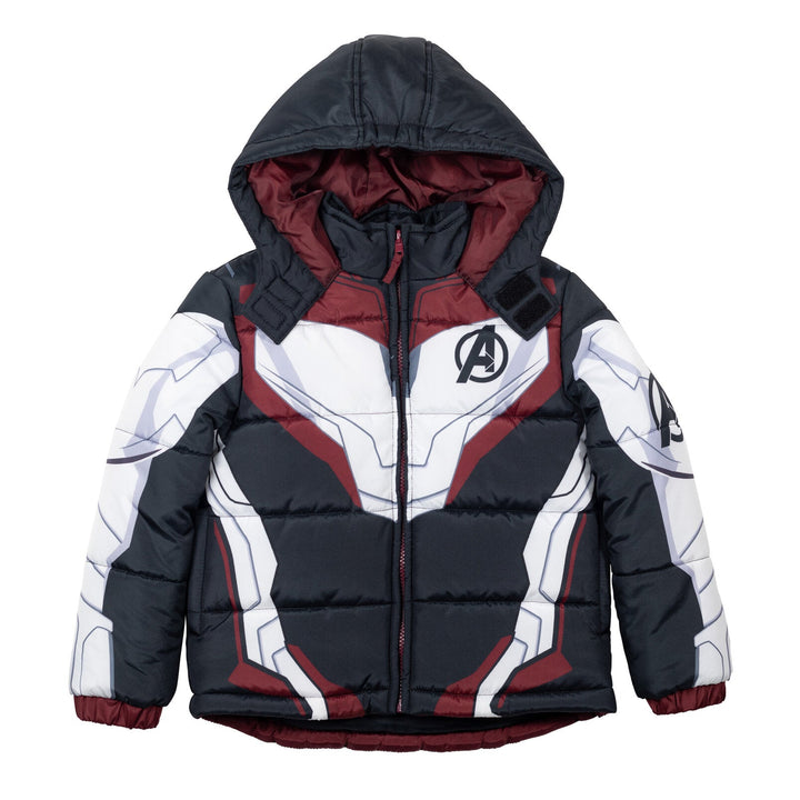 Marvel Zip Up Winter Coat Puffer Jacket - imagikids