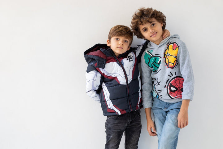 Marvel Zip Up Winter Coat Puffer Jacket - imagikids