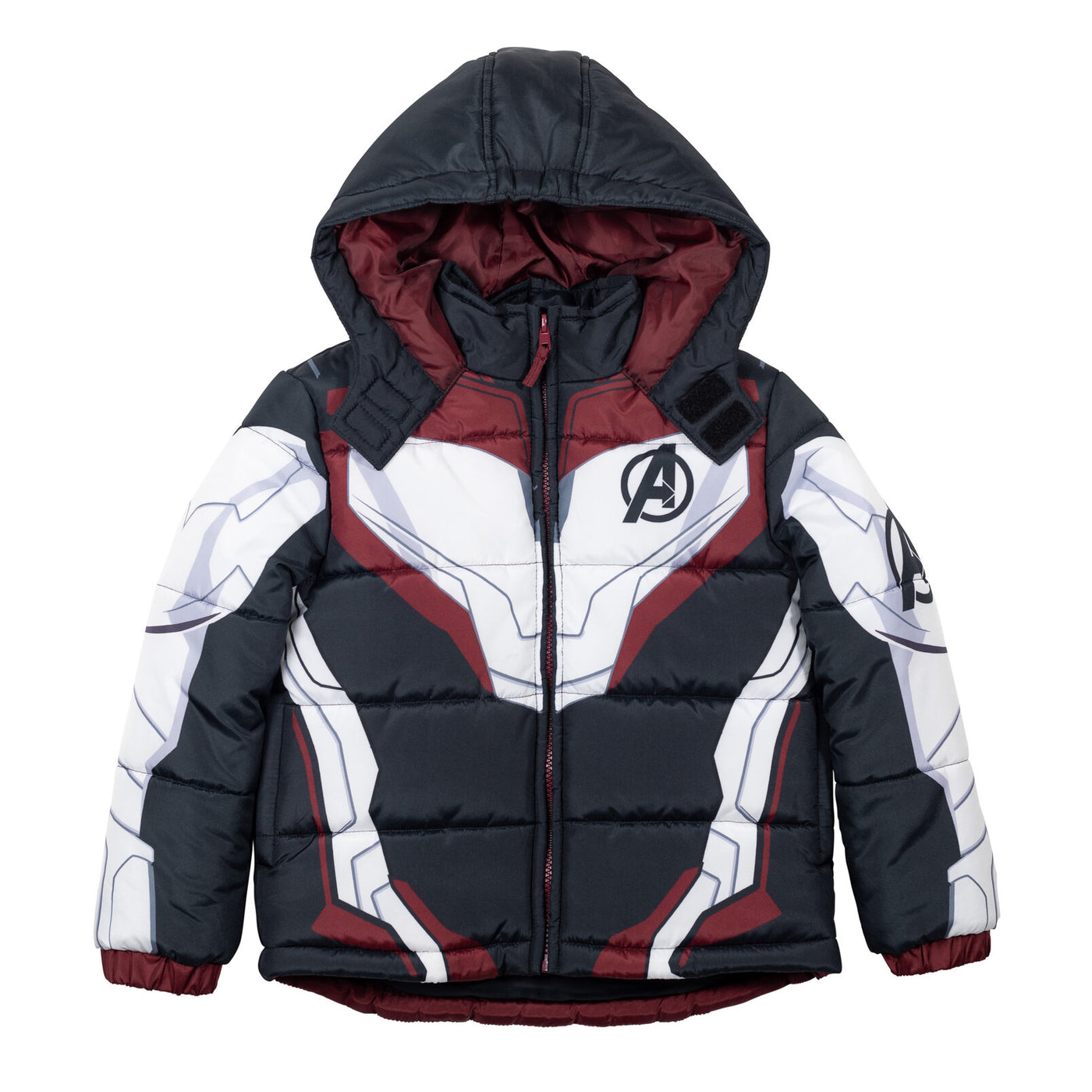 Marvel Zip Up Winter Coat Puffer Jacket