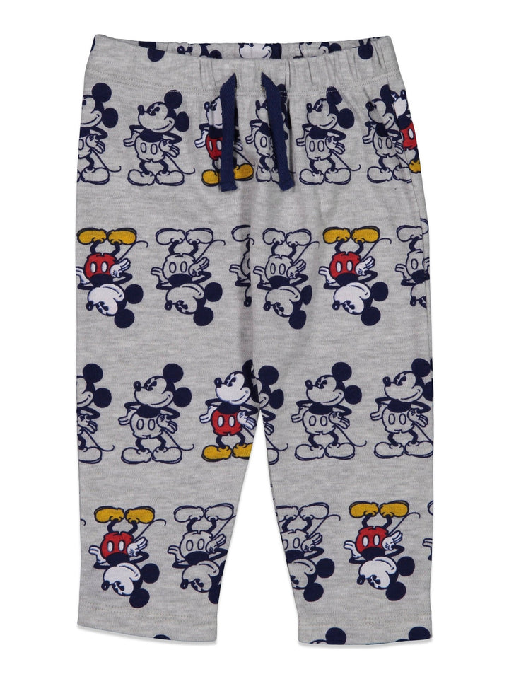 Mickey Mouse 4 Piece Outfit Set: Bodysuit T - Shirt Pants - imagikids