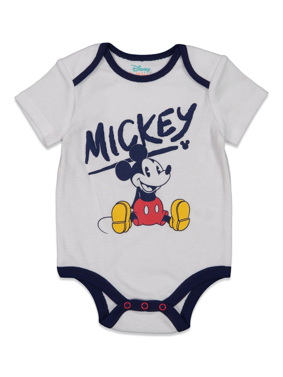 Mickey Mouse 4 Piece Outfit Set: Bodysuit T - Shirt Pants - imagikids